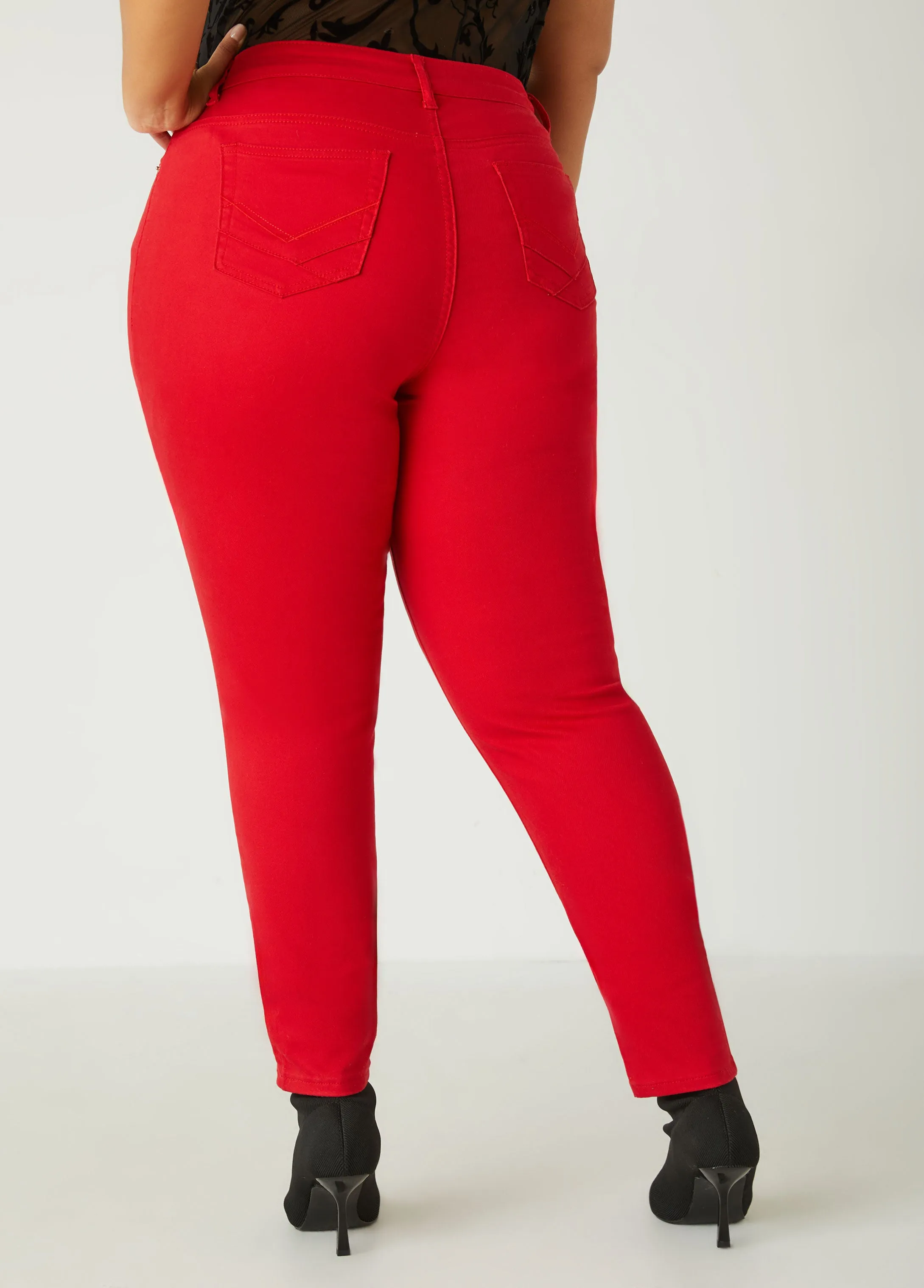 Denim High Rise Jeggings sold by Ashley Stewart product image thumbnail 2