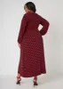 Heart Print Maxi Dress sold by Ashley Stewart