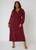Heart Print Maxi Dress sold by Ashley Stewart