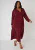 Heart Print Maxi Dress sold by Ashley Stewart