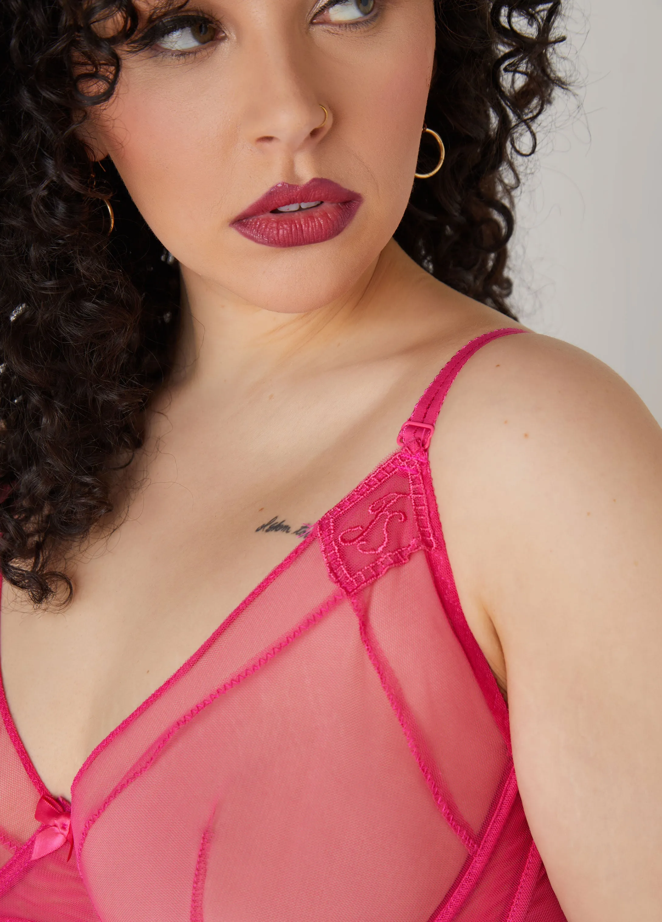 Bra & Crotchless Panty Set sold by Ashley Stewart product image thumbnail 4