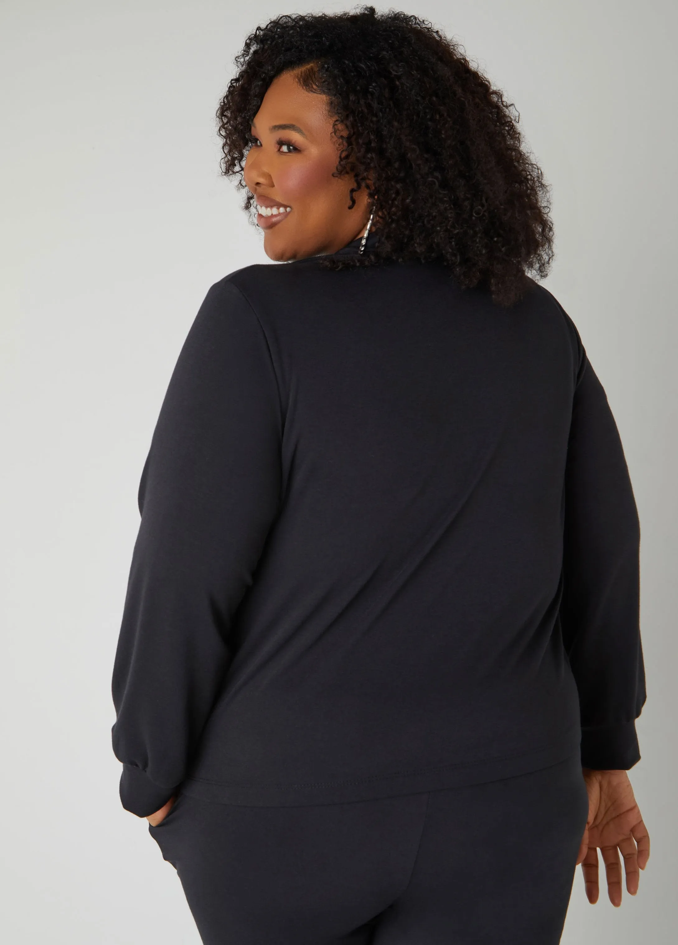 Love Crystal Pullover sold by Ashley Stewart product image thumbnail 2