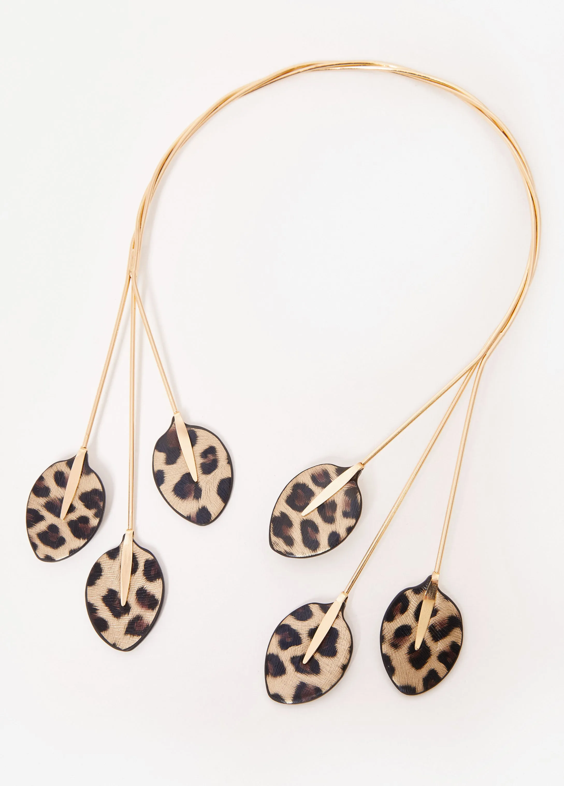 Leopard Print Fireworks Collar sold by Ashley Stewart