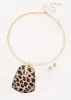 Textured Leopard Necklace Set sold by Ashley Stewart