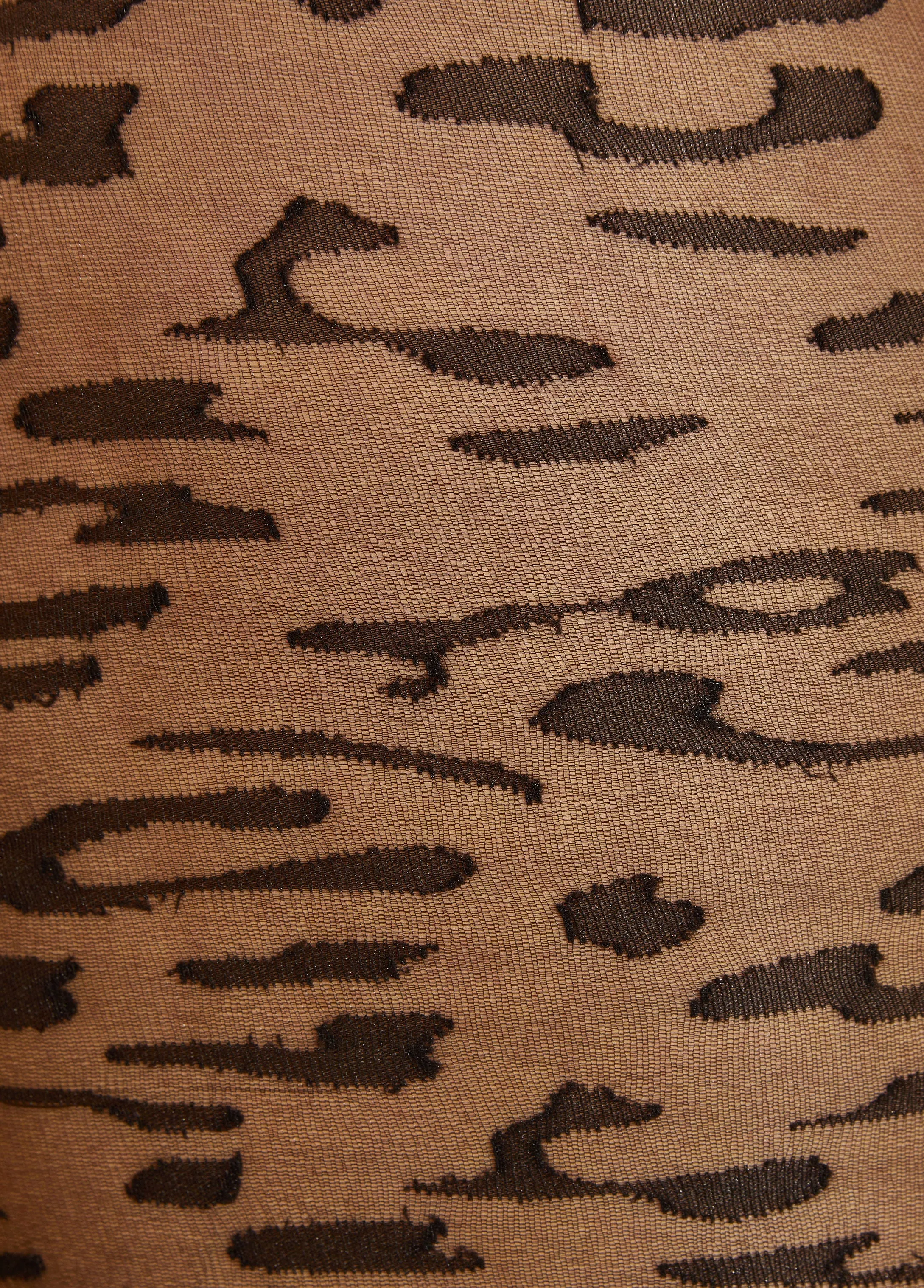 MeMoi Leopard Suspender Tights sold by Ashley Stewart product image thumbnail 3