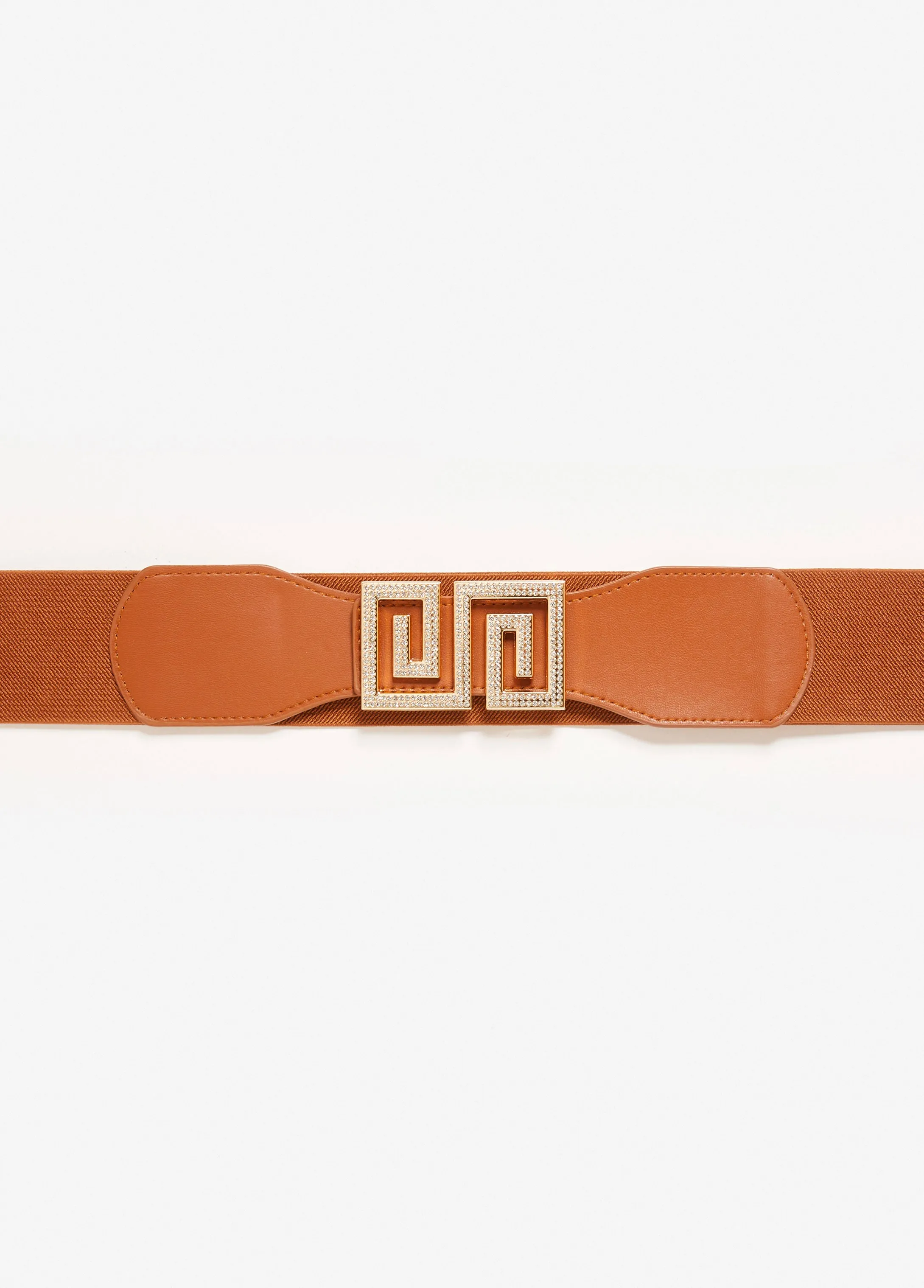 Embellished Buckle Stretch Belt sold by Ashley Stewart product image thumbnail 2