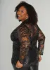 Sequined Embroidered Mesh Jacket sold by Ashley Stewart