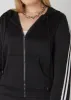 Striped Hooded Jacket sold by Ashley Stewart