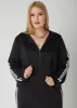Striped Hooded Jacket sold by Ashley Stewart