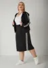 Striped Hooded Jacket sold by Ashley Stewart