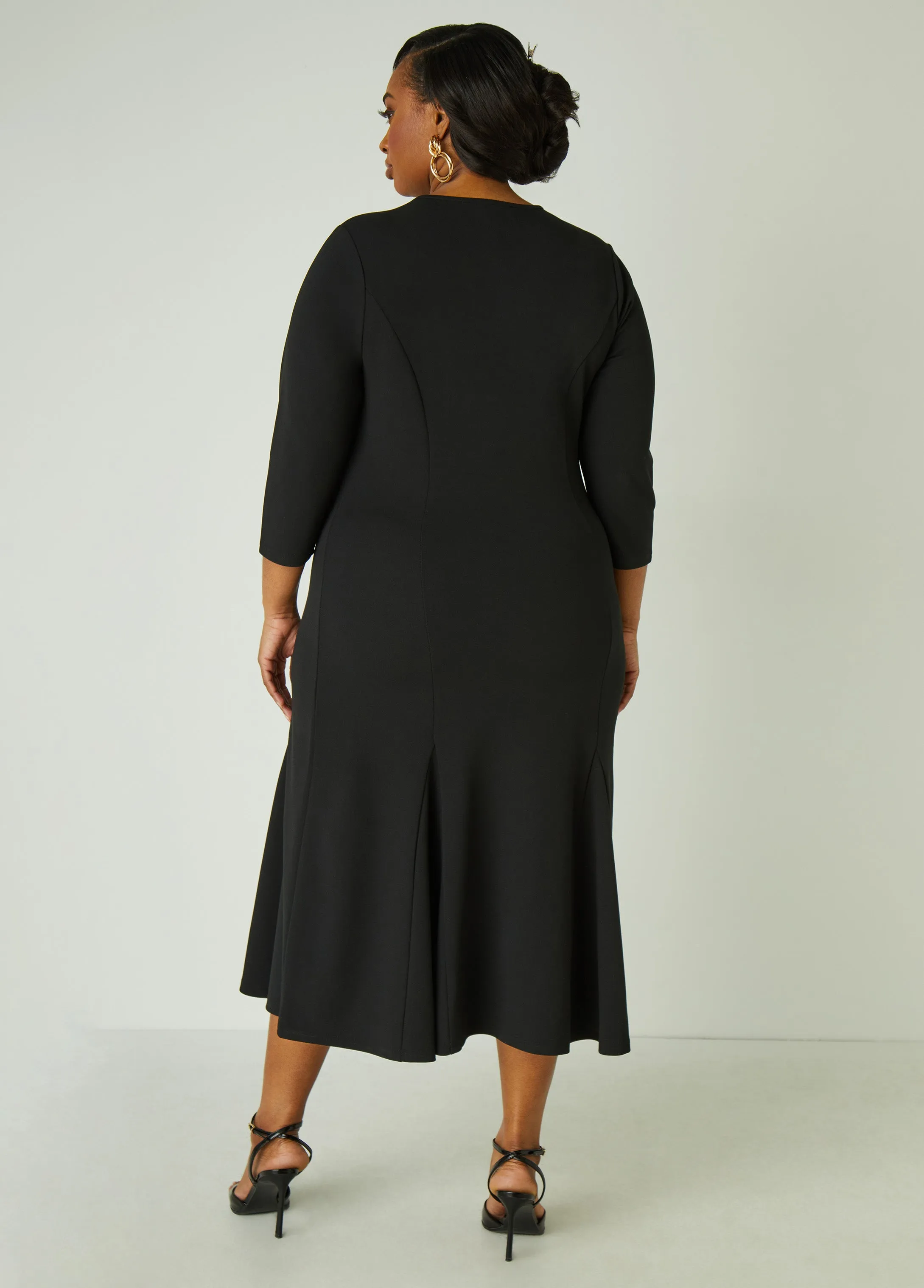 Cutout Midaxi A Line Dress sold by Ashley Stewart product image thumbnail 2