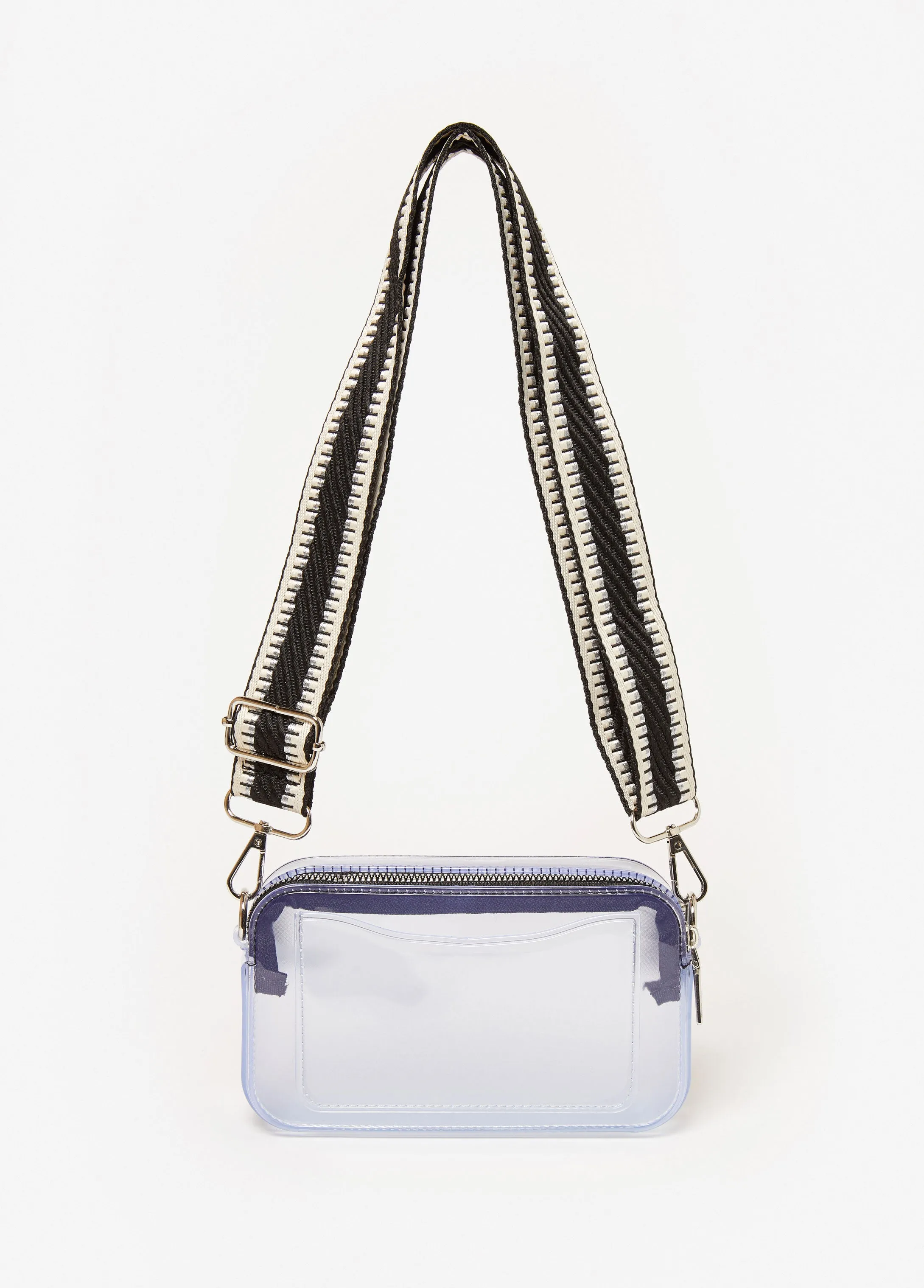 Embroidered Clear Crossbody Bag sold by Ashley Stewart product image thumbnail 2