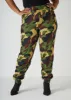 Camo Print Joggers sold by Ashley Stewart