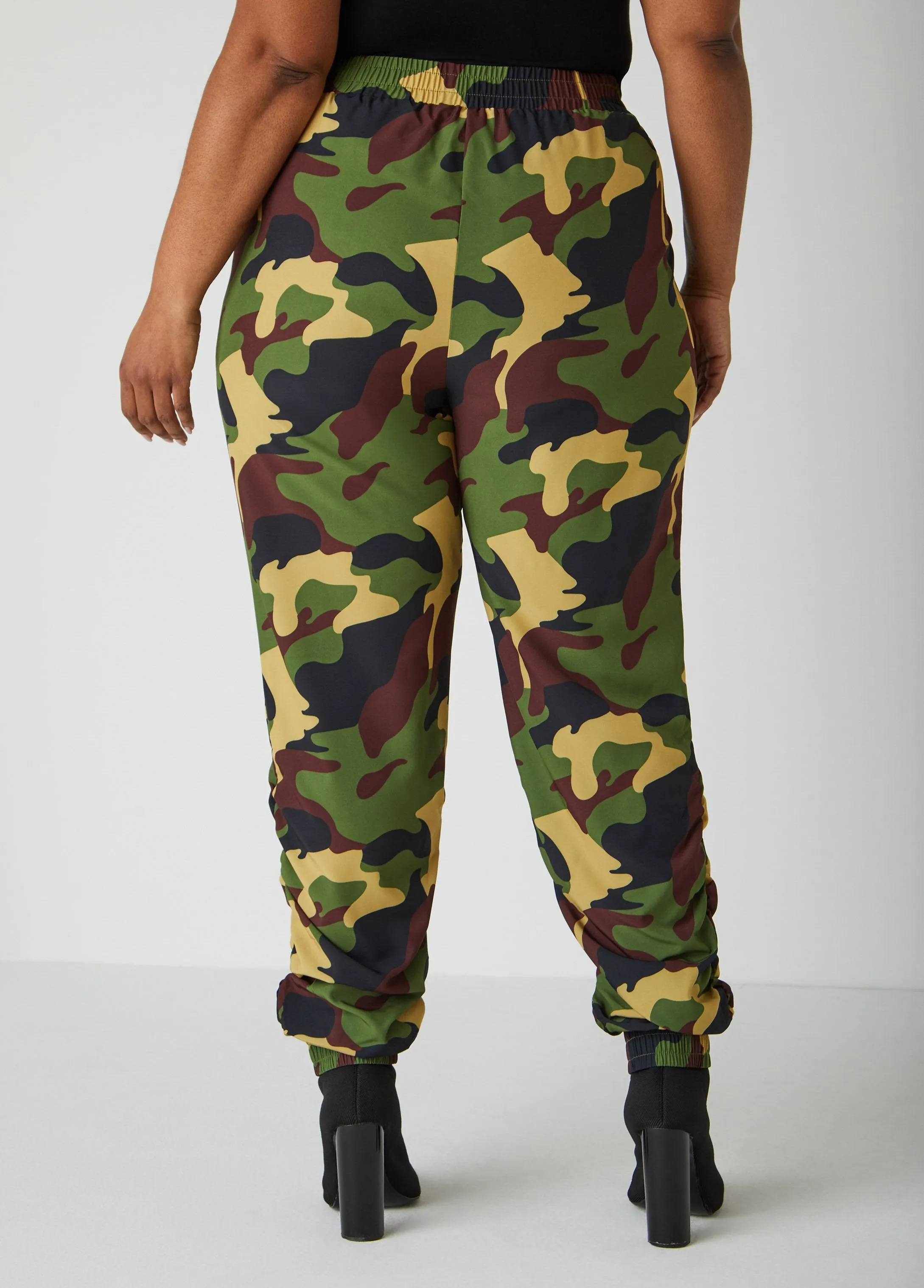 Camo Print Joggers sold by Ashley Stewart product image thumbnail 2