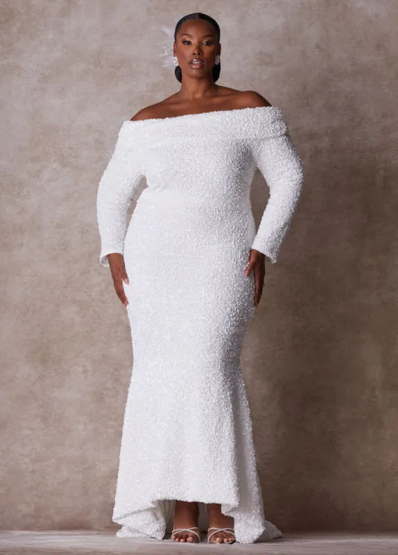The Bianca Wedding Gown sold by Ashley Stewart