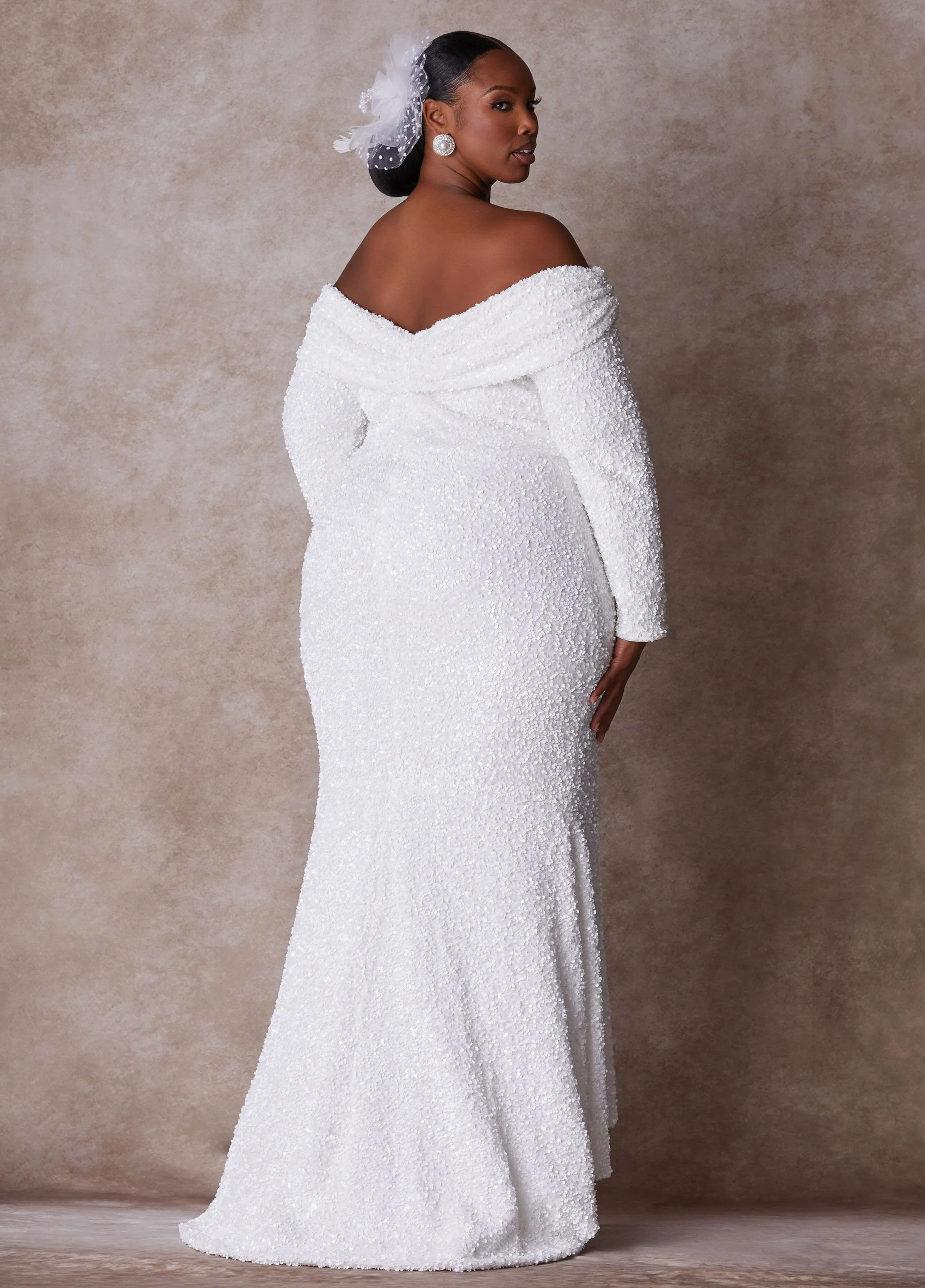 The Bianca Wedding Gown sold by Ashley Stewart product image thumbnail 2
