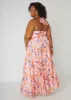 Floral Organza Halter Gown sold by Ashley Stewart