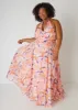 Floral Organza Halter Gown sold by Ashley Stewart