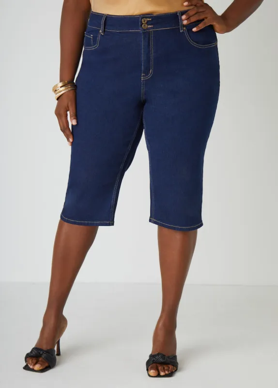 Fearless Denim Capris made by Ashley Stewart