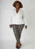 Faux Wrap Hacci Knit Top sold by Ashley Stewart