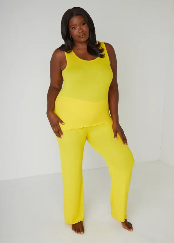 Love To Sleep Knit Pajama Set sold by Ashley Stewart