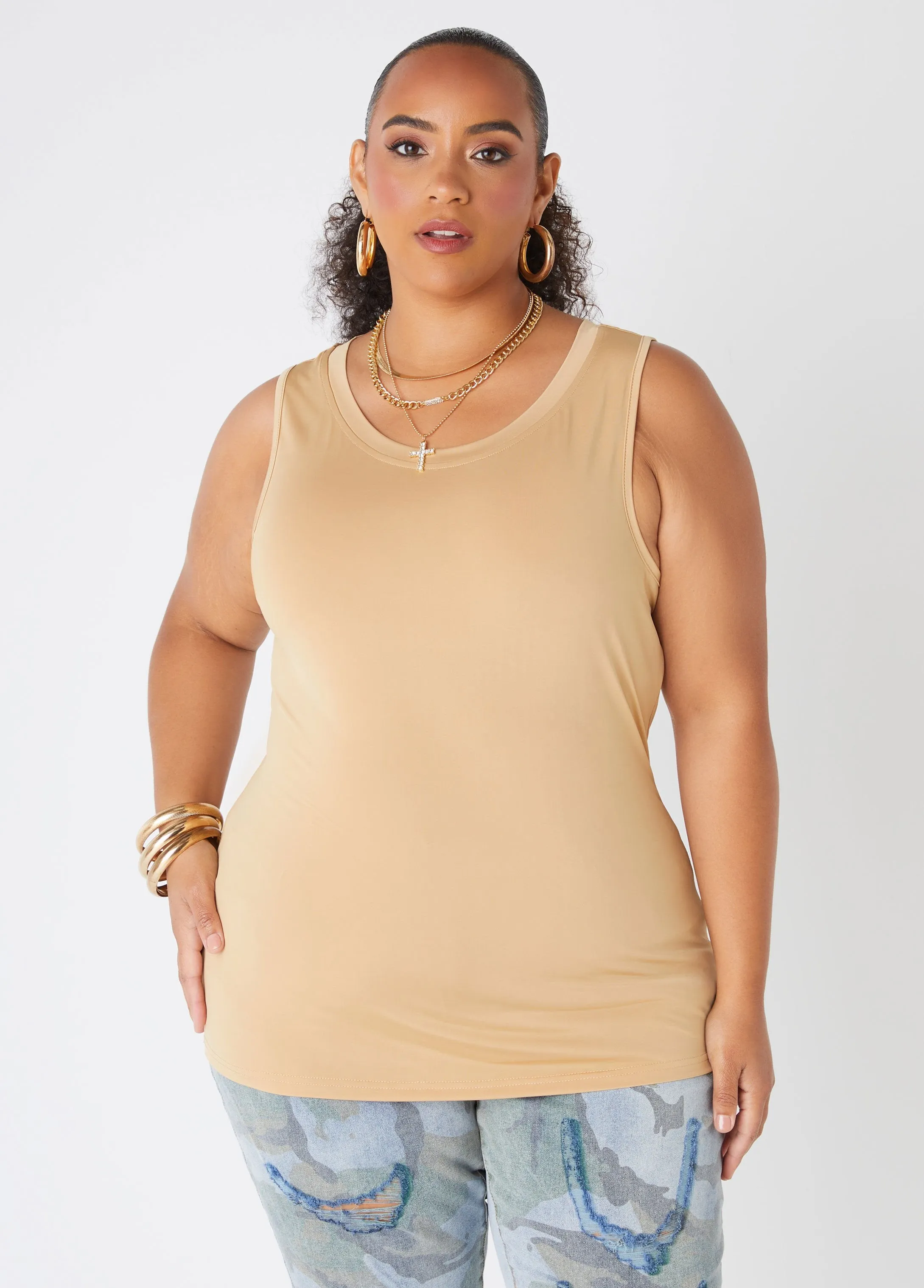 The Basic Cami sold by Ashley Stewart product image thumbnail 4