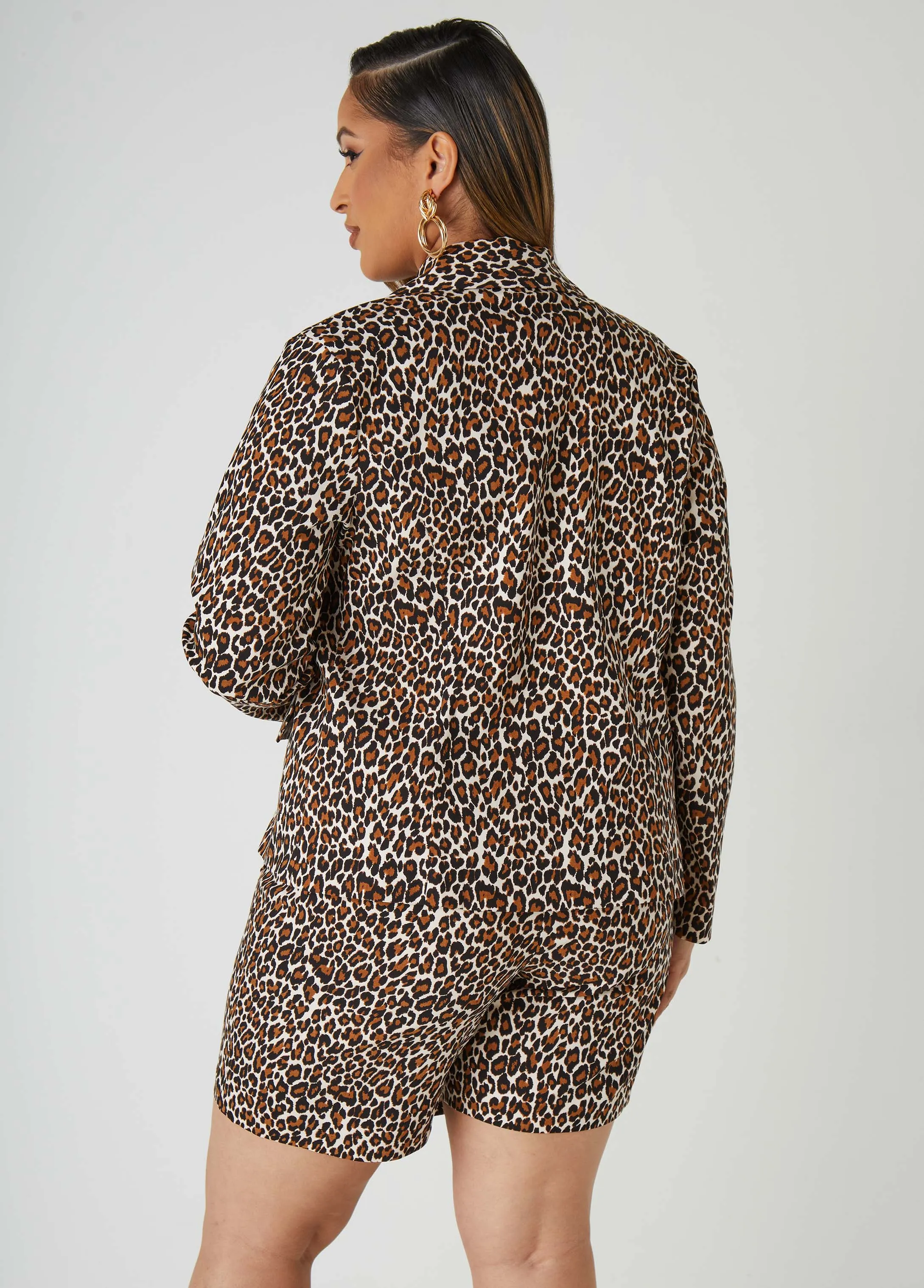 Animal Print Blazer sold by Ashley Stewart product image thumbnail 2