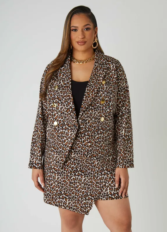Animal Print Blazer made by Ashley Stewart
