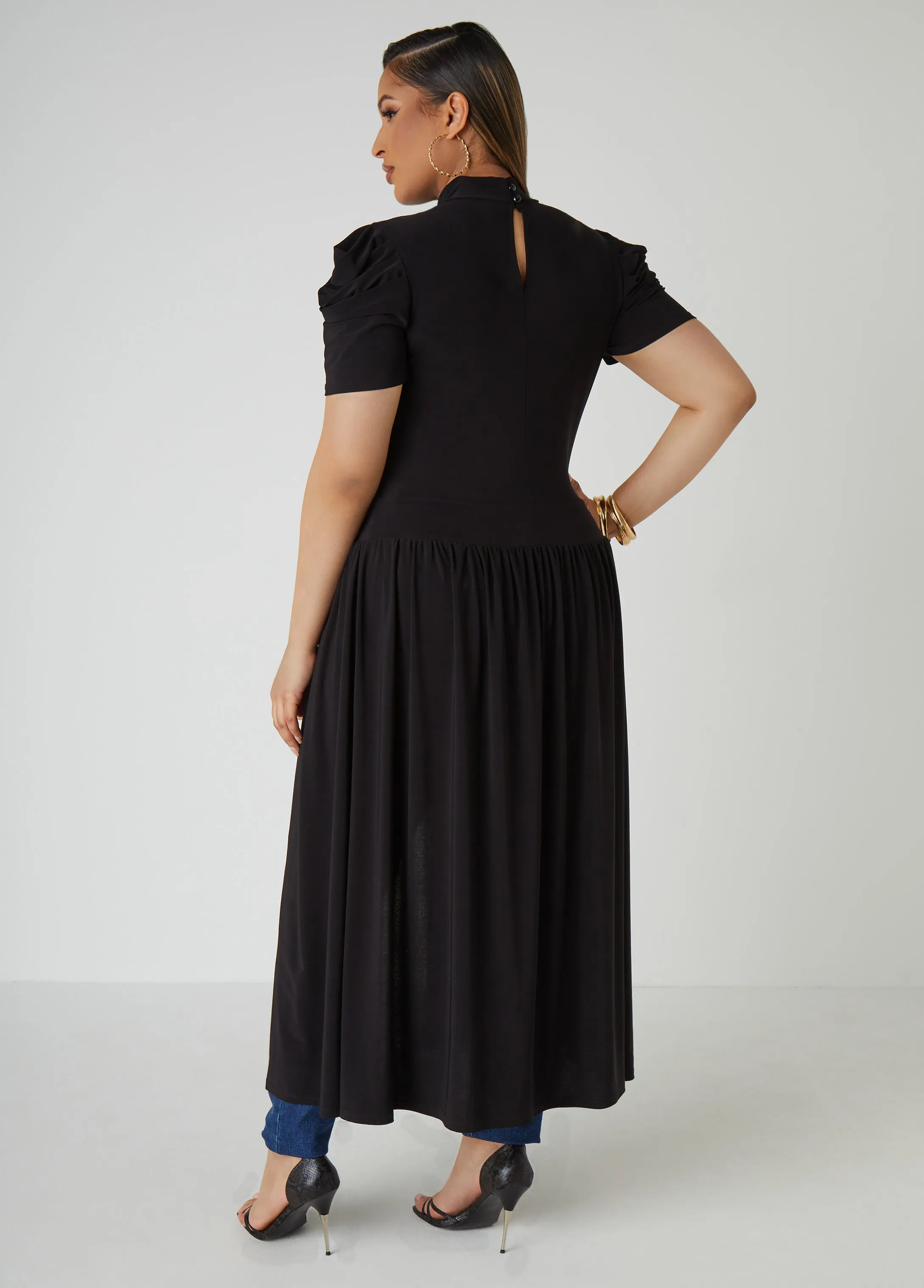 Split Front Duster sold by Ashley Stewart product image thumbnail 2