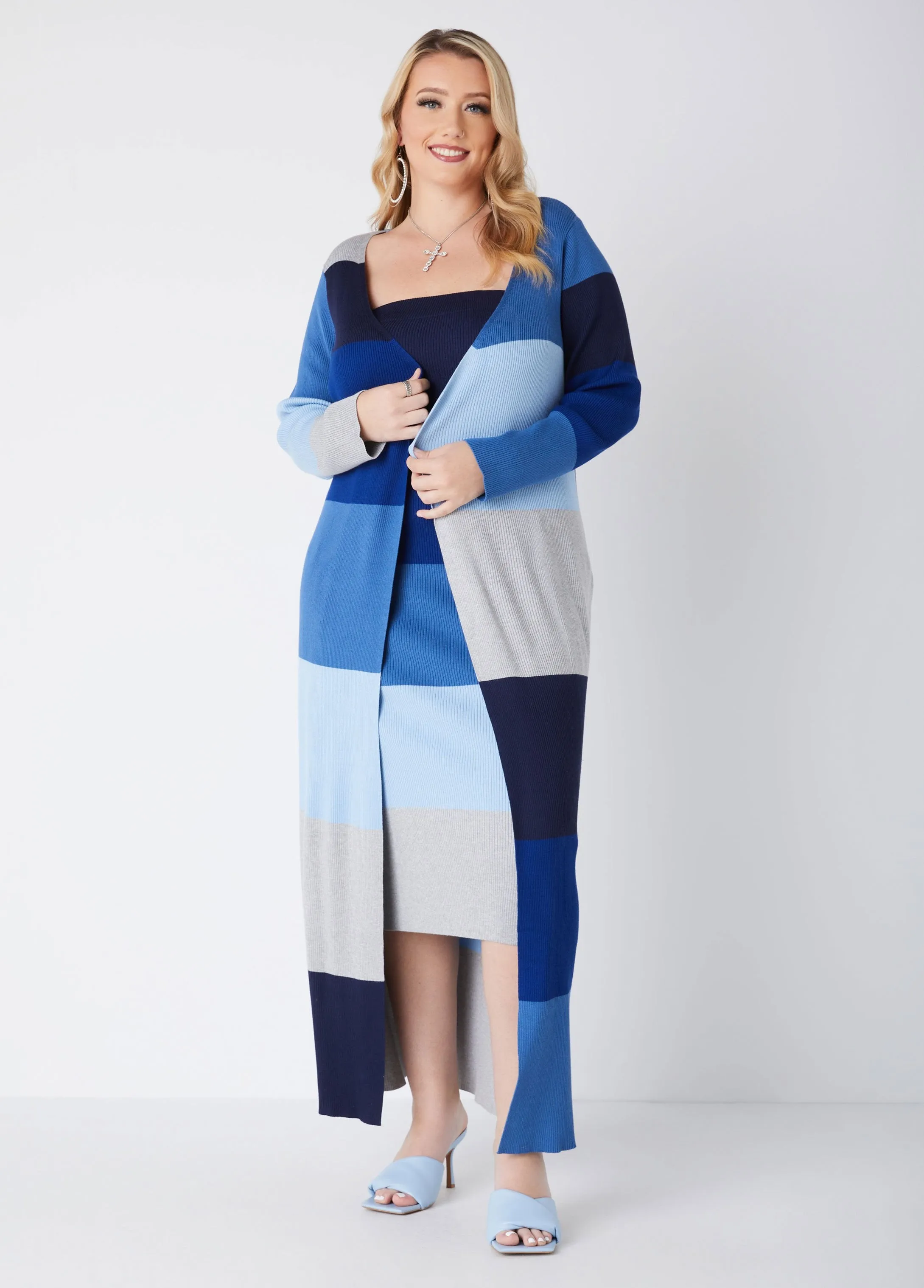 Striped Strapless Bodycon Dress sold by Ashley Stewart product image thumbnail 4