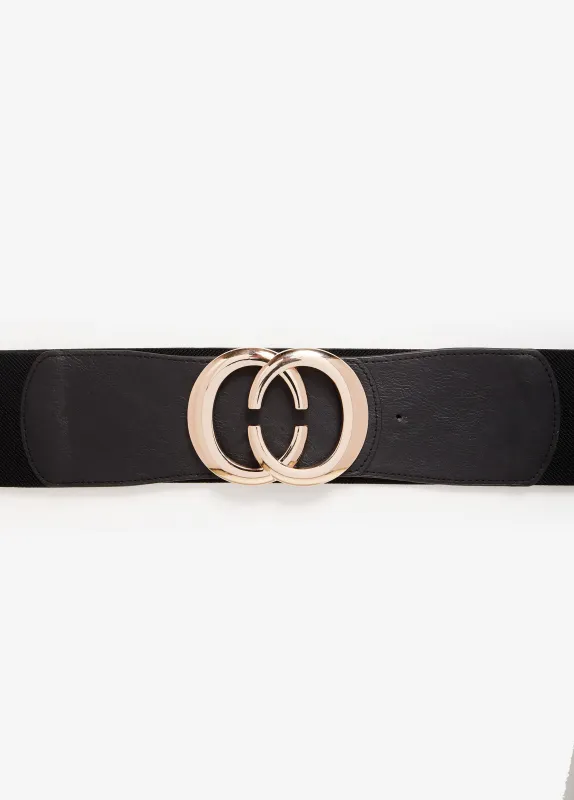 Cutout Circle Stretch Belt sold by Ashley Stewart