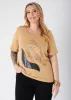Sheila Gray Glittered Tee sold by Ashley Stewart