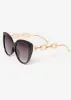 Chain Trimmed Cat Eye Sunglasses sold by Ashley Stewart