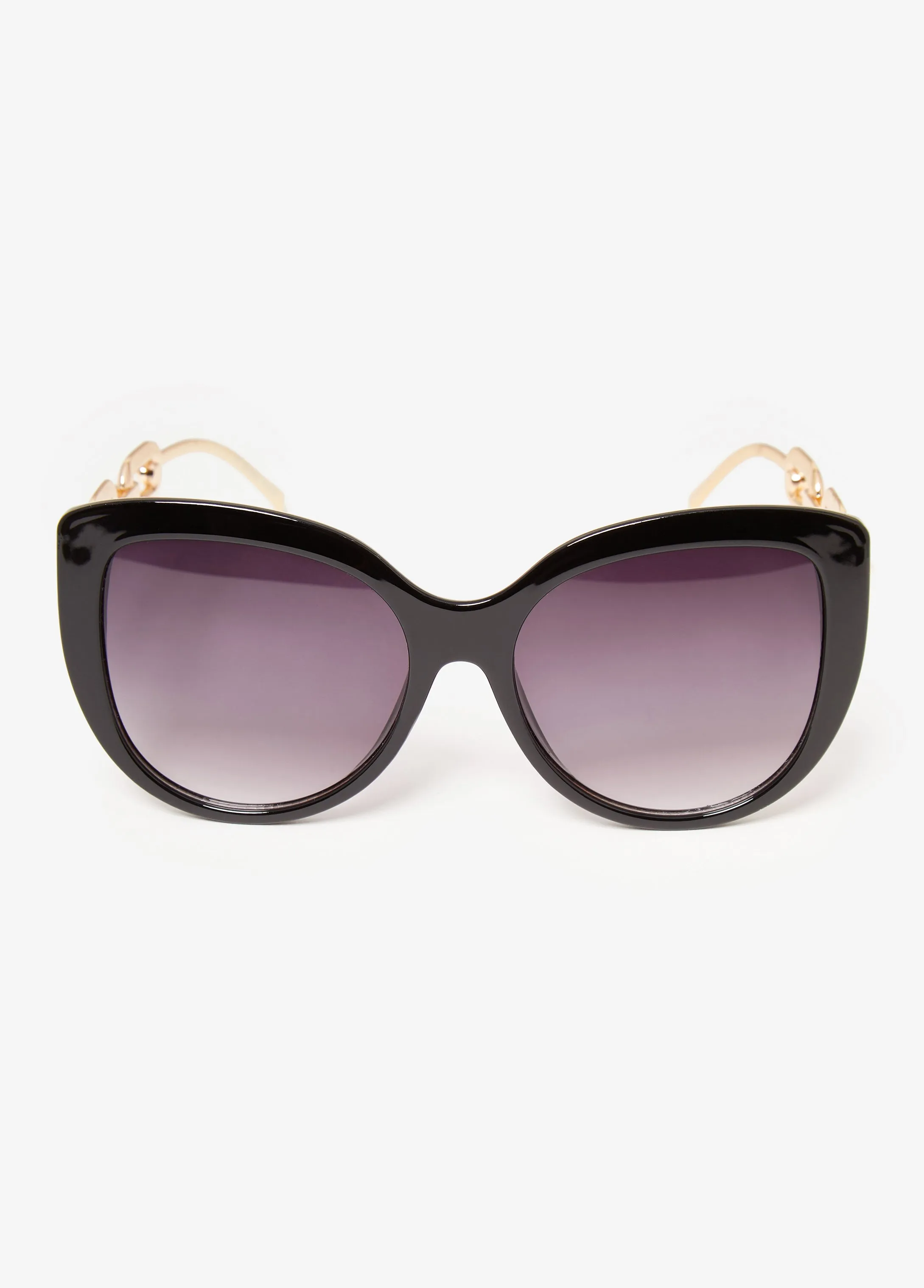 Chain Trimmed Cat Eye Sunglasses sold by Ashley Stewart
