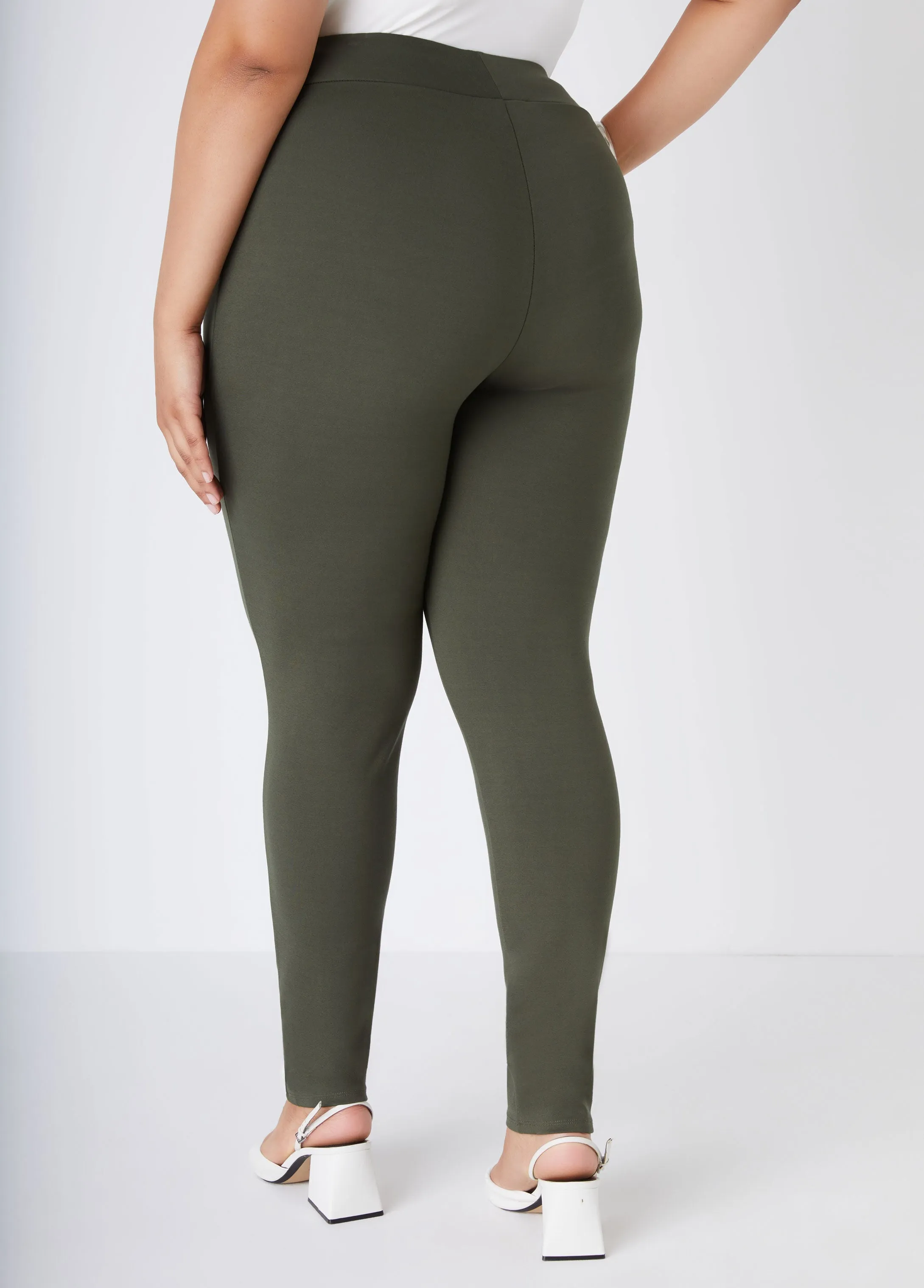 Seamed Ponte Leggings sold by Ashley Stewart product image thumbnail 2