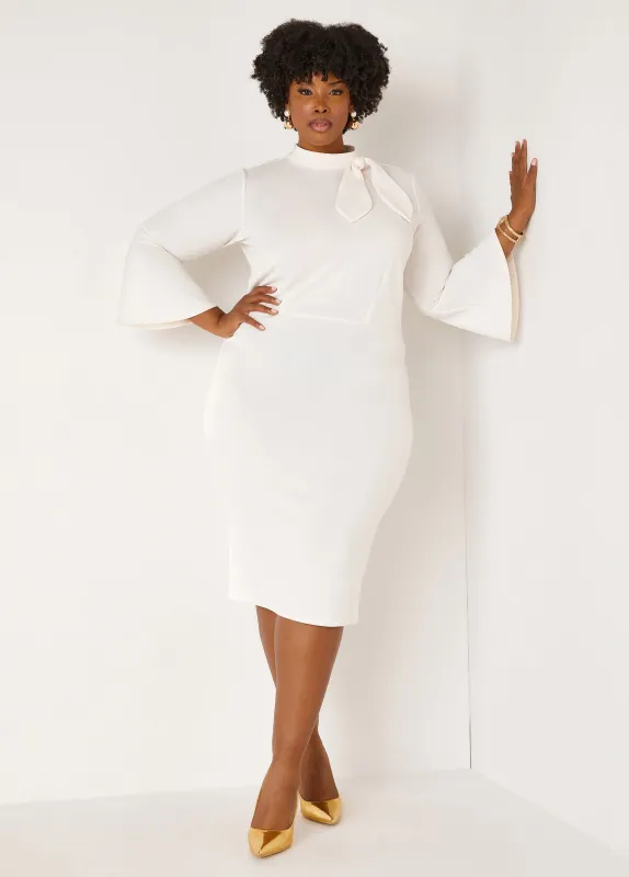 Knotted Bodycon Dress sold by Ashley Stewart