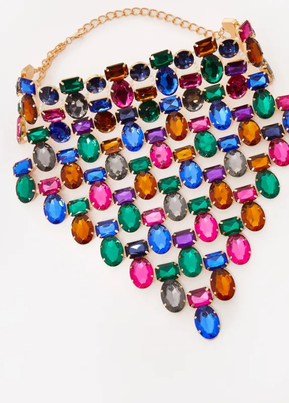 Oversized Crystal Collar sold by Ashley Stewart