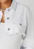 Frayed Crop Denim Jacket sold by Ashley Stewart