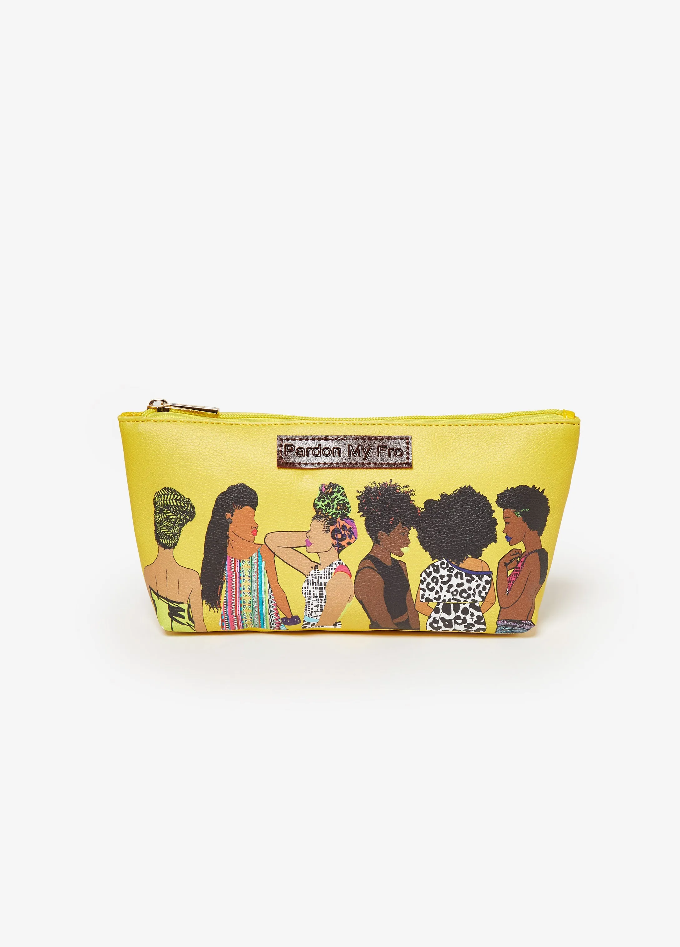 Pardon My Fro™ The Squad Cosmetic Bag sold by Ashley Stewart