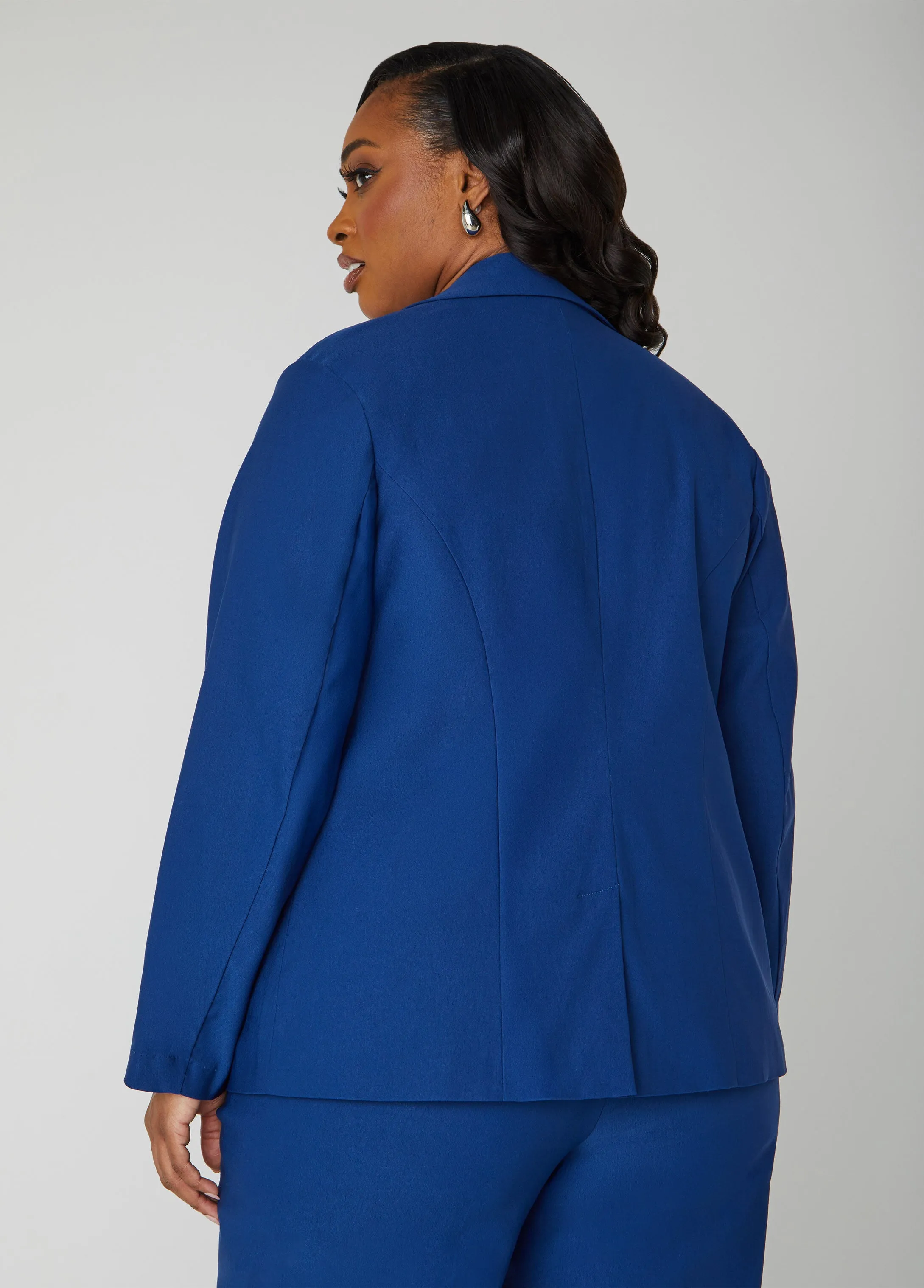 Millennium Buttoned Blazer sold by Ashley Stewart product image thumbnail 2