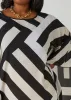 Striped Drama Sleeved Blouse sold by Ashley Stewart