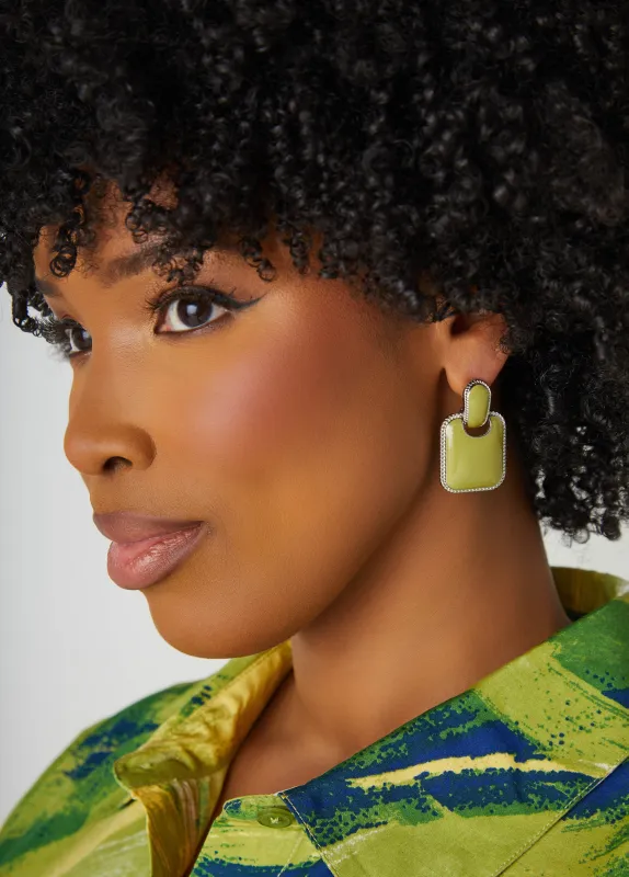 Enamel Clip On Earrings sold by Ashley Stewart