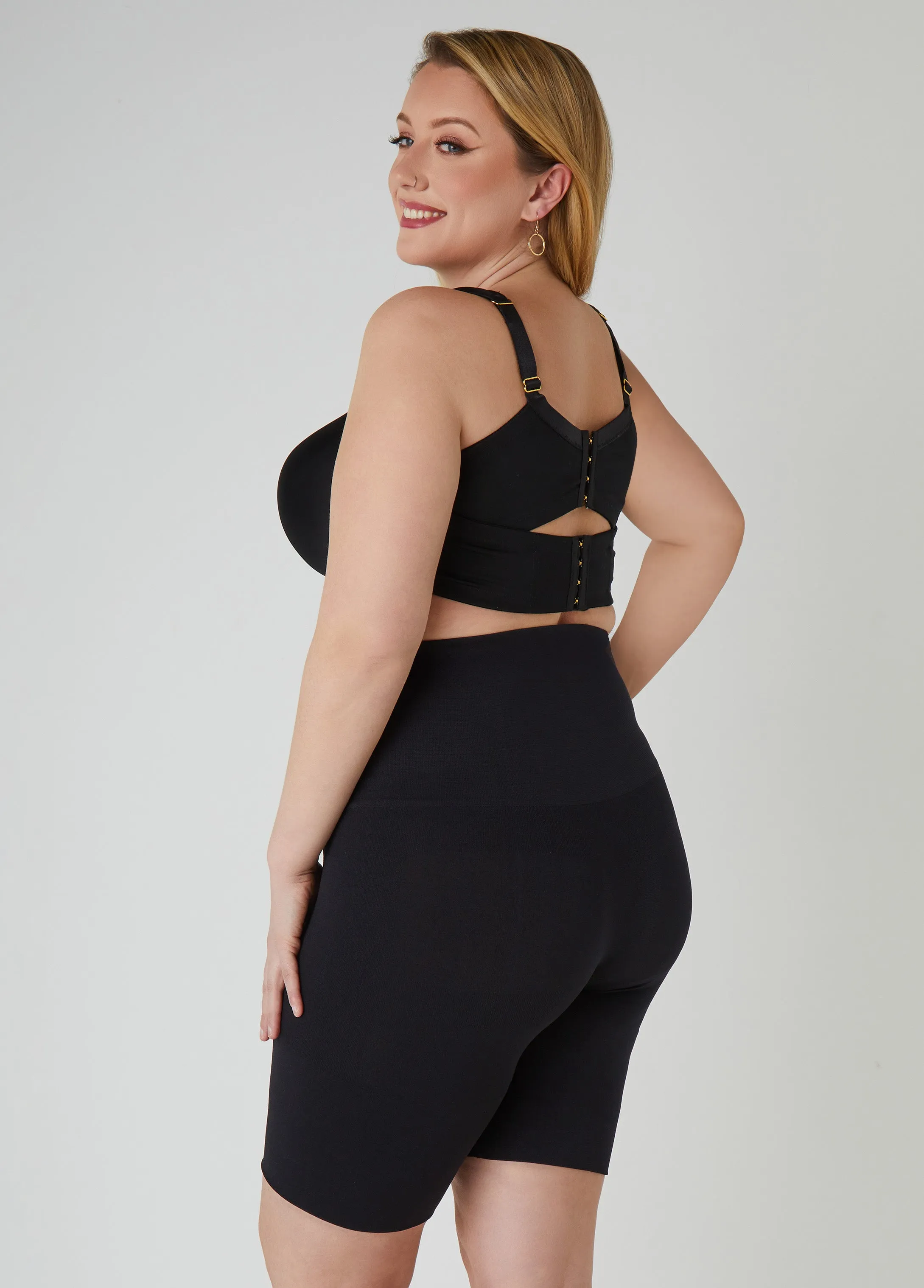 Firm Long Leg Shaper Shorts sold by Ashley Stewart product image thumbnail 2