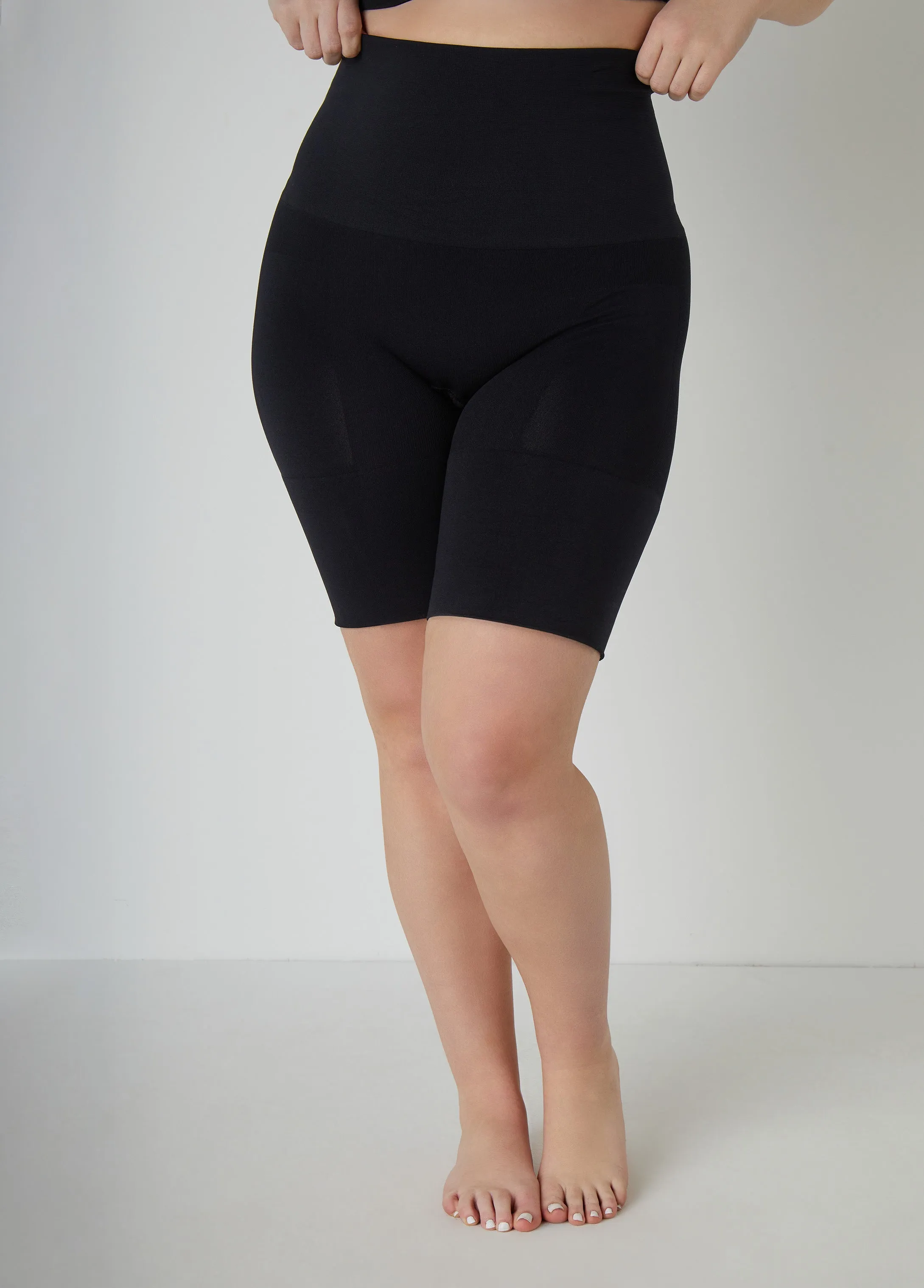 Firm Long Leg Shaper Shorts sold by Ashley Stewart product image thumbnail 3