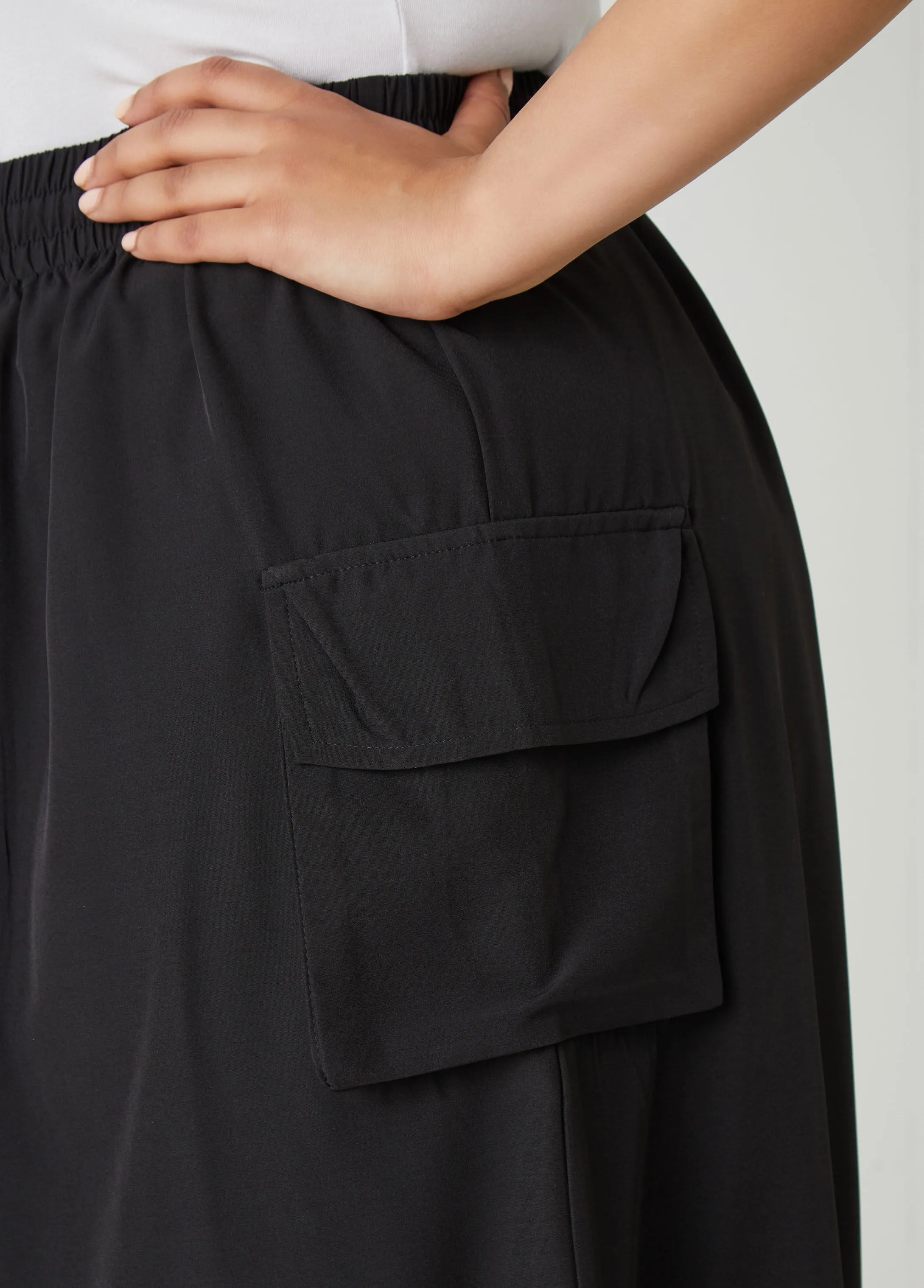 Midi Cargo Skirt sold by Ashley Stewart product image thumbnail 4