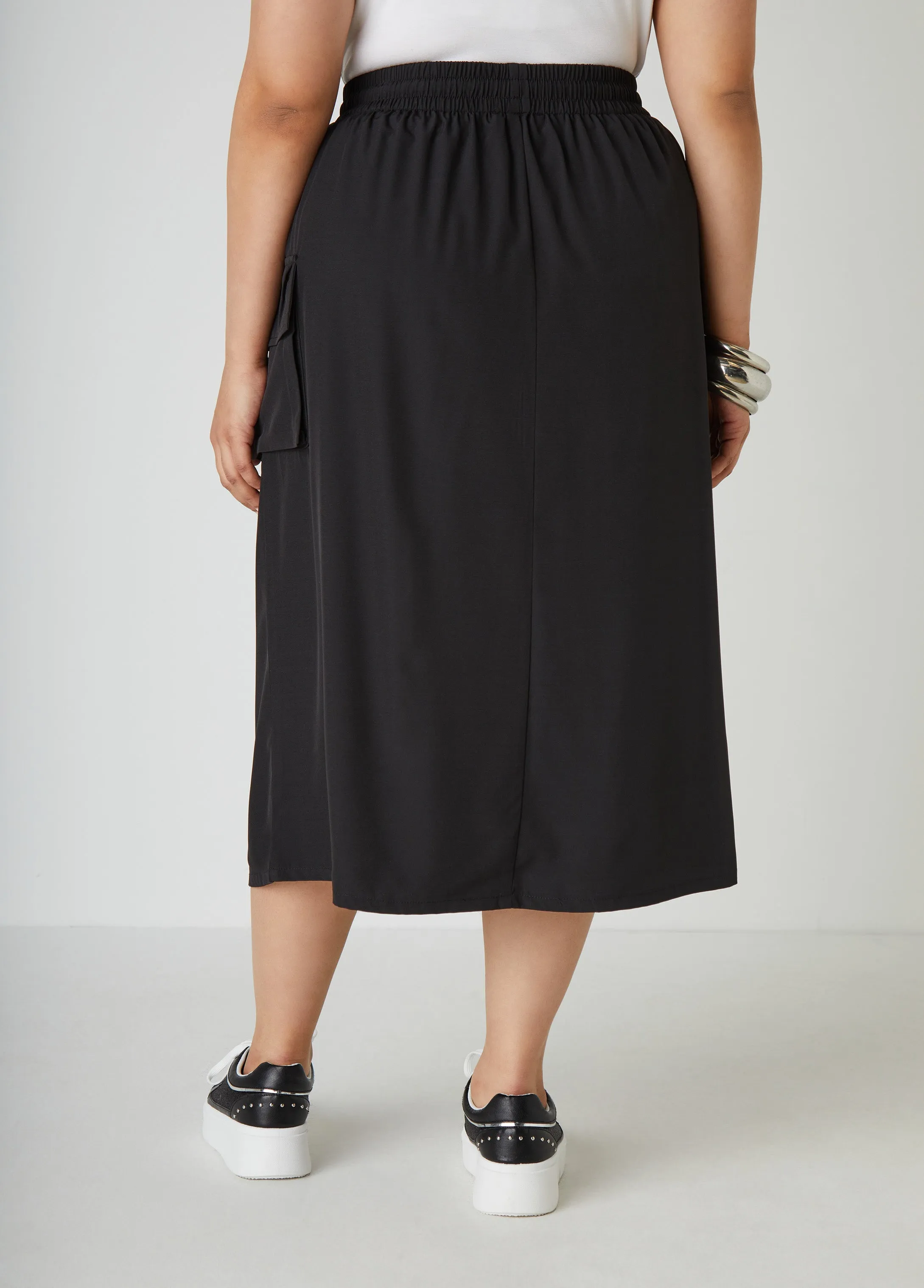 Midi Cargo Skirt sold by Ashley Stewart product image thumbnail 2