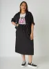 Hooded Drawstring Cargo Jacket sold by Ashley Stewart
