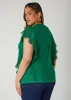 Eyelet Sleeved Jersey Top sold by Ashley Stewart