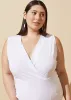 Stretch Knit Faux Wrap Top sold by Ashley Stewart