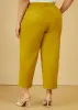 Cuffed Stretch Cotton Capris sold by Ashley Stewart
